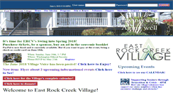 Desktop Screenshot of eastrockcreekvillage.org
