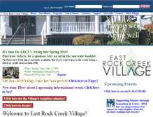 Tablet Screenshot of eastrockcreekvillage.org